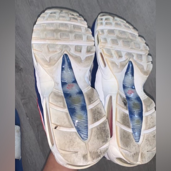 Red white blue Nike air max 95 USA -RARE FIND- VINTAGE-Y2K- - Picture 4 of 5